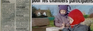 Coupon de presse, chantier nature participatif Blongios à Hazebrouck