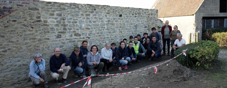 La fine équipe à l'issue du chantier