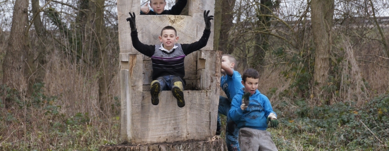 Après le chantier, on prend la pose...