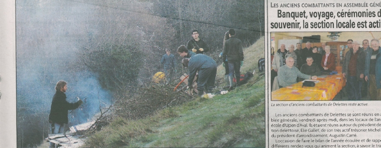 Coupon de presse, chantier nature blongios avec des lycéens