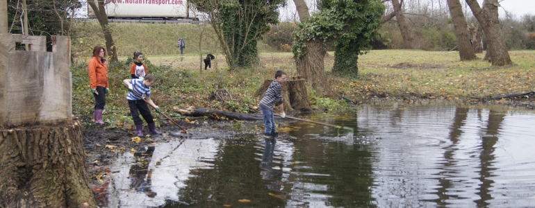 Curage doux des bords de berges