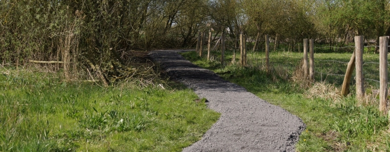 Le chemin de balade réhabilité