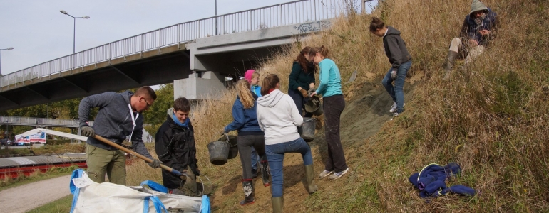 Remplissage de la butte