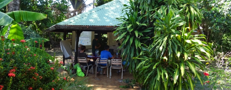 La "salle de formation : le carbet du Graine Guyane à Cayenne