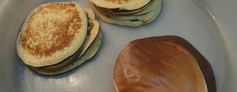 Les pancakes cuits